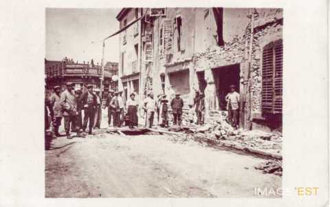 Bombardement du 27 au 28 juillet 1917 (Pont-Saint-Vincent)